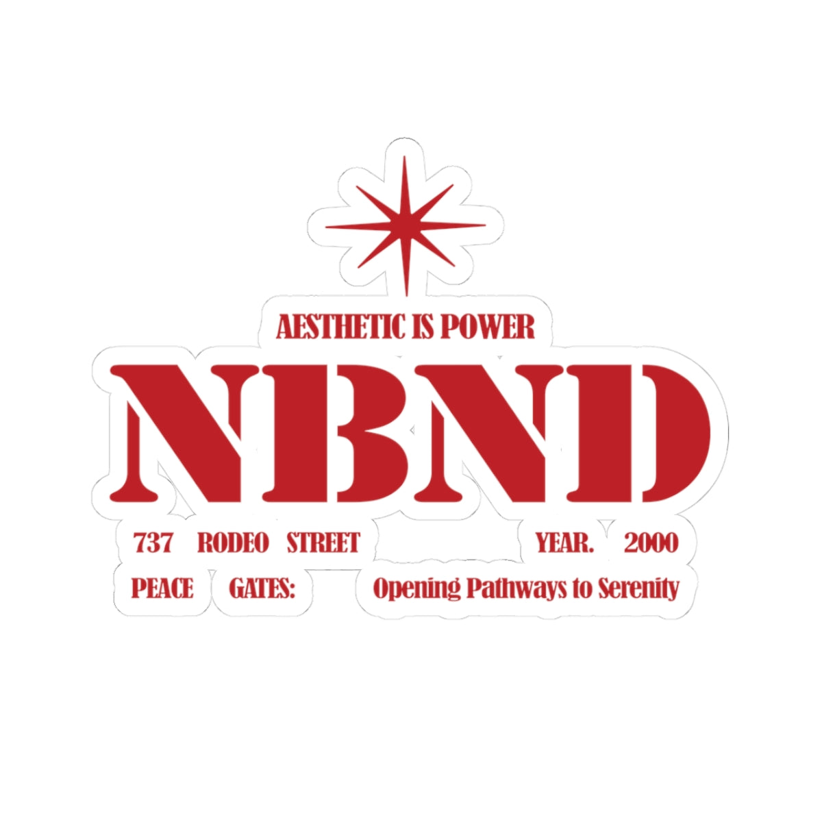 NOIRÉ - NBND Sticker