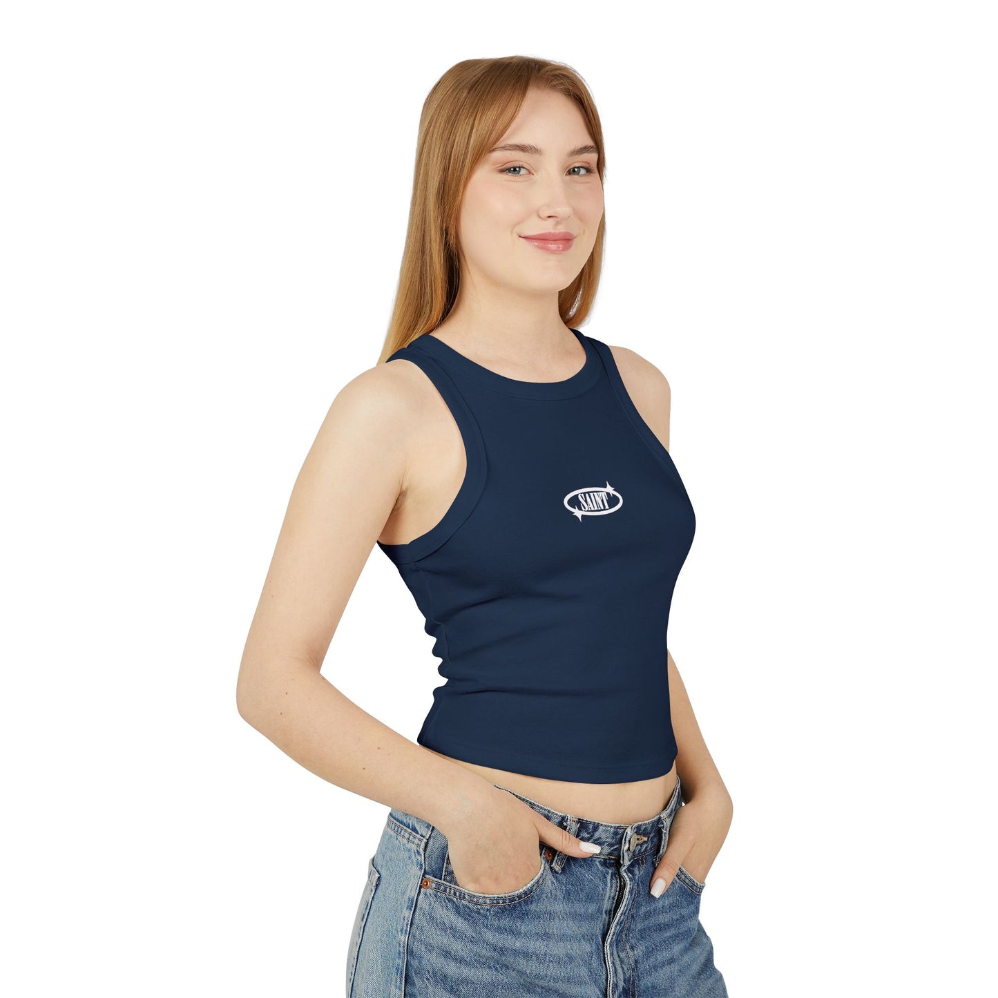 NOIRÉ - Rib Racer Tank Top